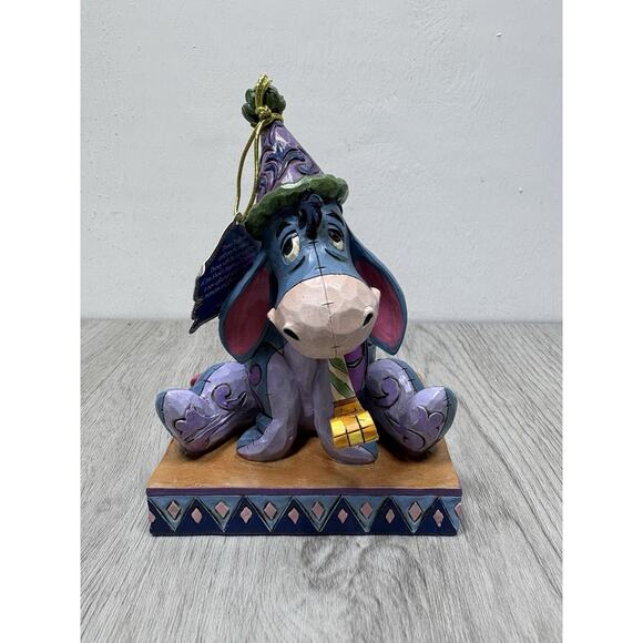Jim Shore 6008074 Disney Traditions Birthday Blues Eeyore Birthday Hat - Picture 2 of 13